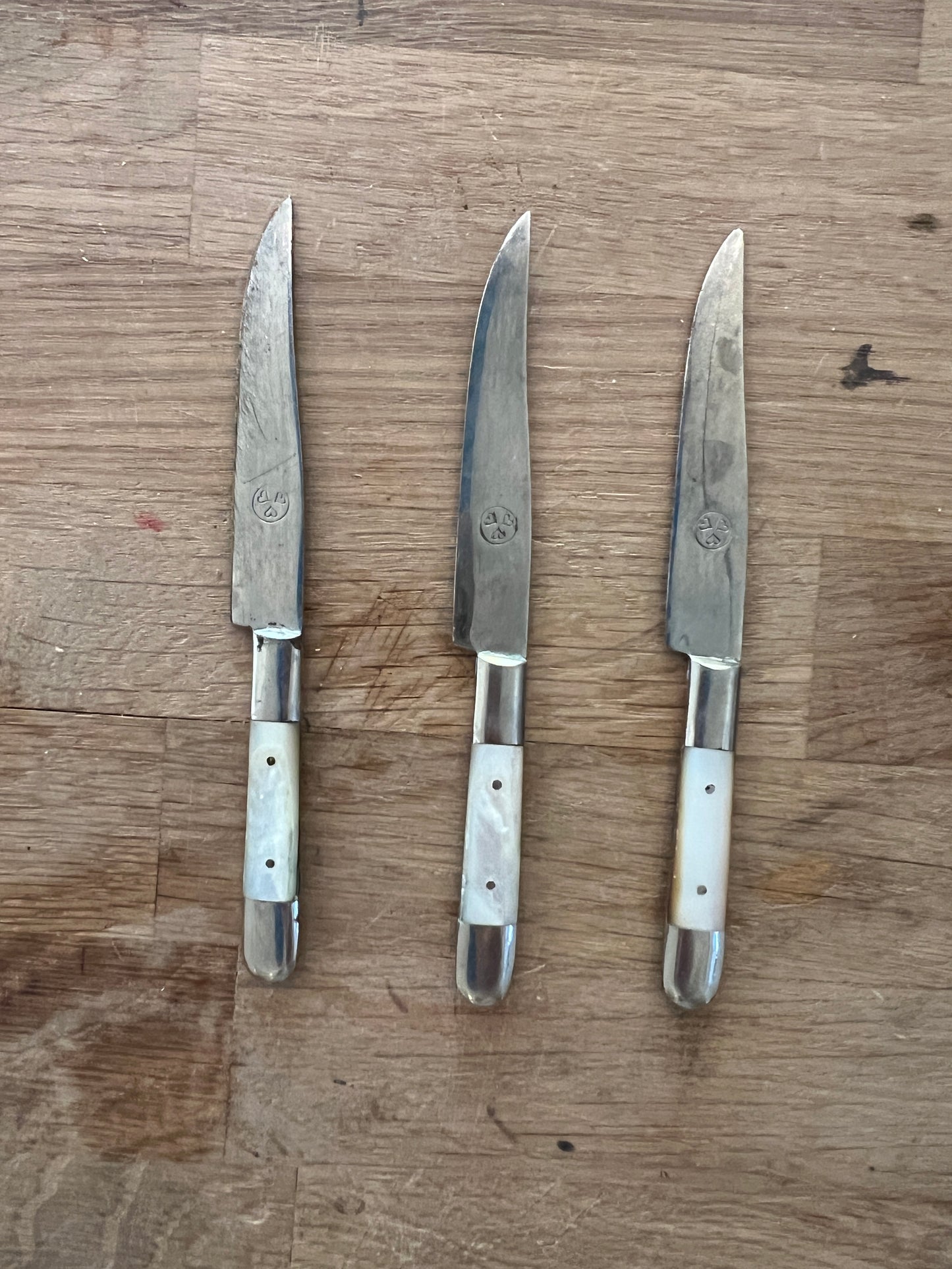 Vintage fruit knives